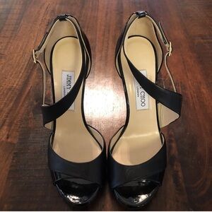 Jimmy Choo Black Stiletto Heels Classic Pumps